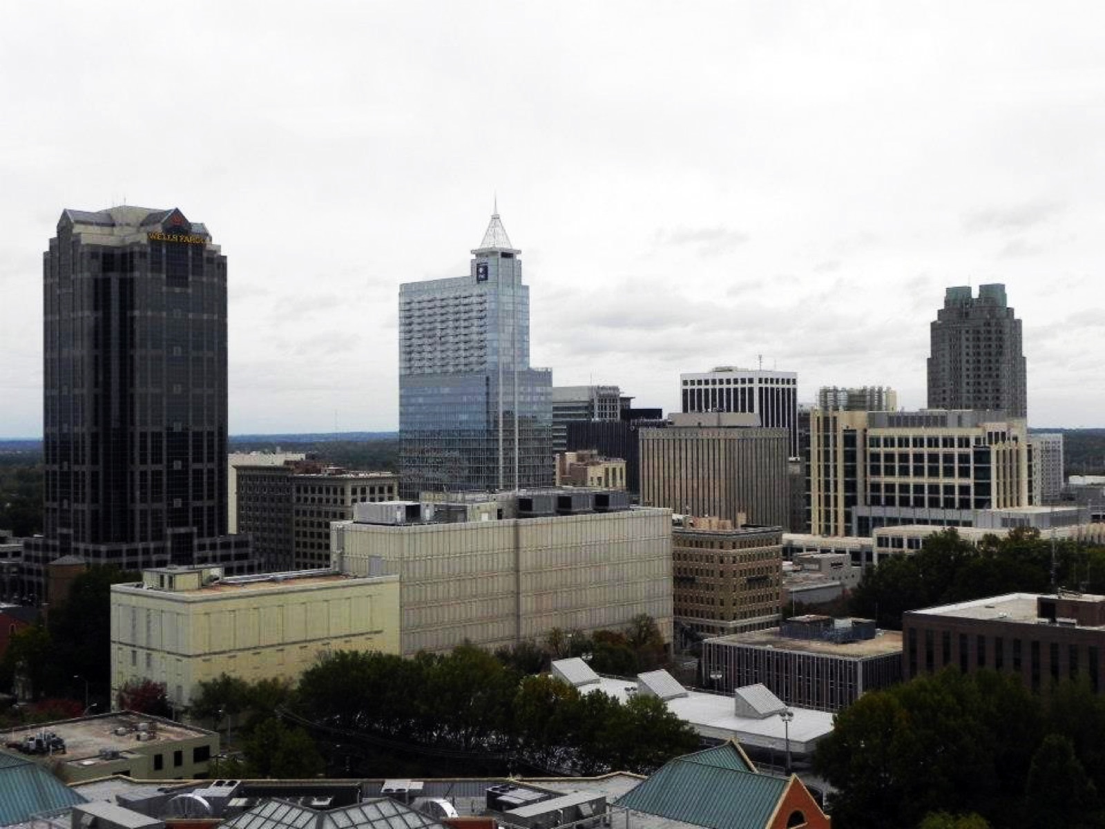 The downtown Raleigh, North Carolina skyline